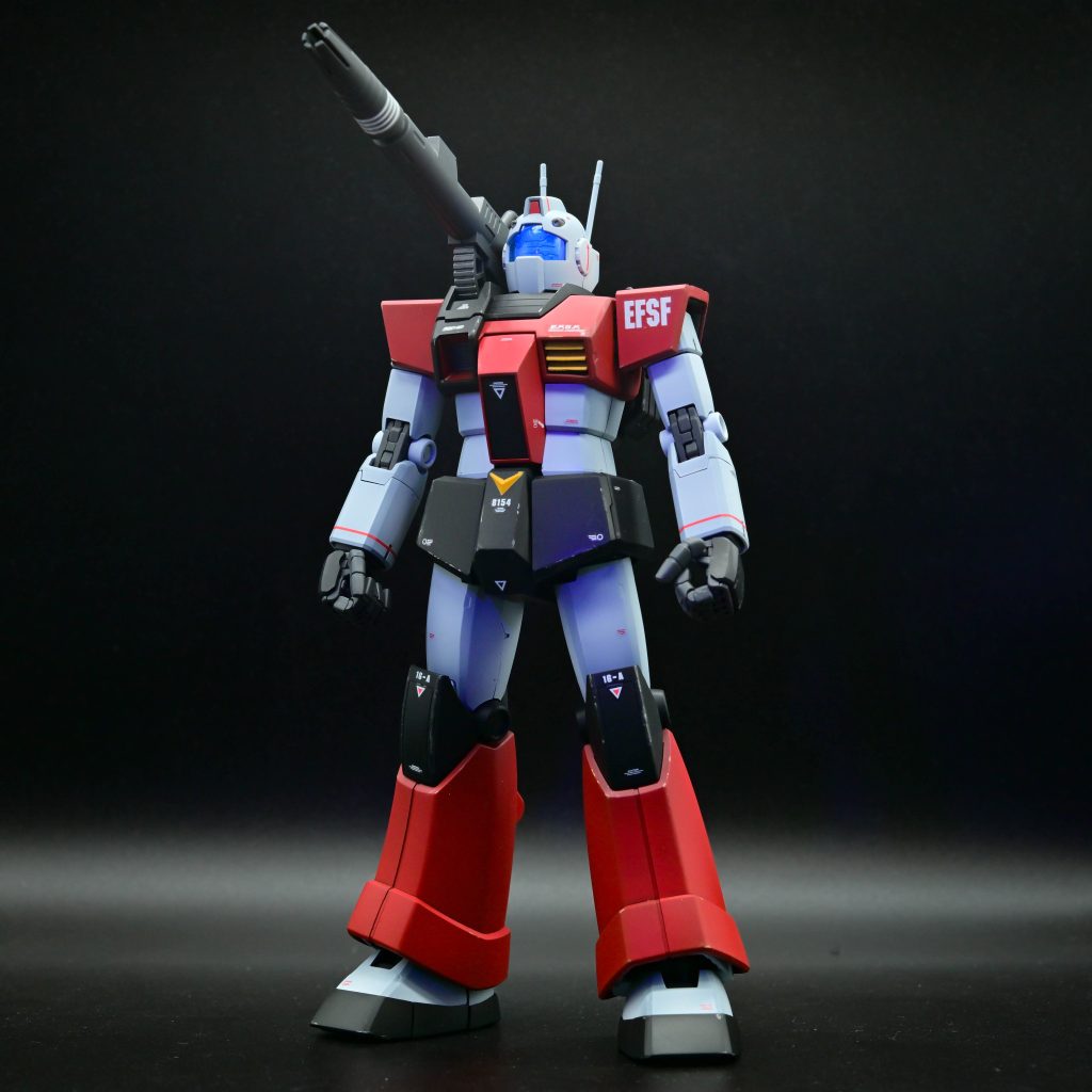武器も作りましたが、ジム・キャノンは手ぶらが正装だと思う。