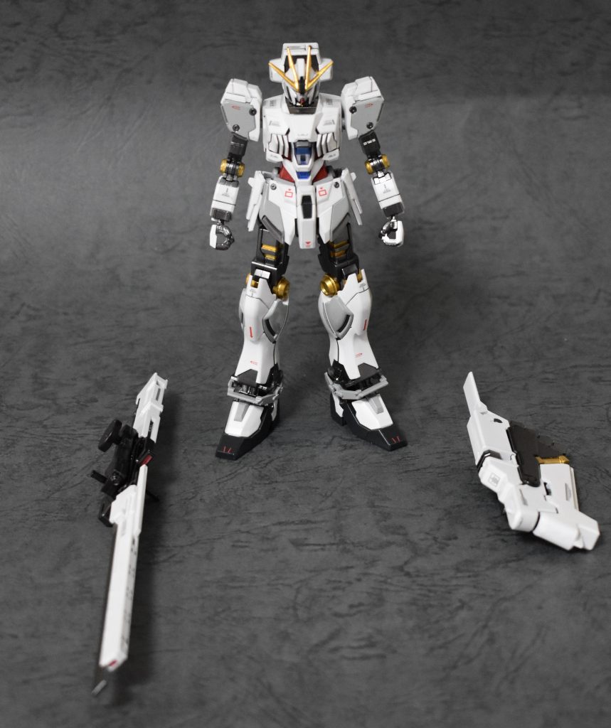 TR装備。フルドドのライフル、バインダー、バックパック。