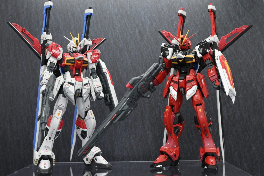 ノーマルソードインパルスとツーショット。どっちも良いけど正直ノーマルの方が好み。