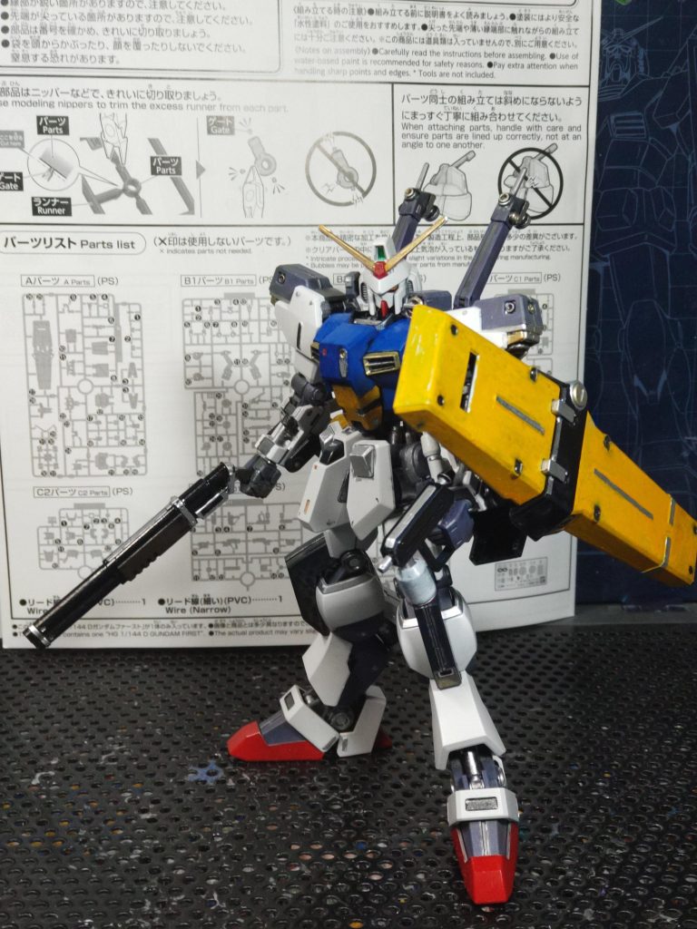 汚しを入れる前のDガンダムこれはこれで良いはずなのに、もう汚しを入れないと満足できない体になってしまった……