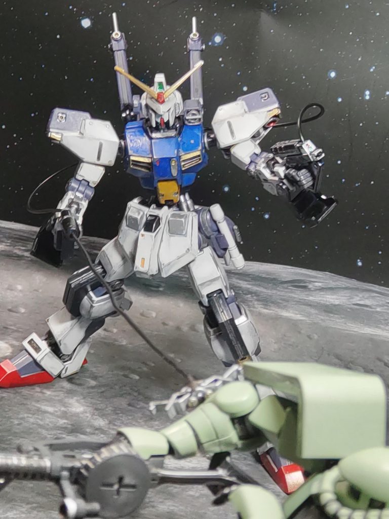 マグネットアンカーにニードルガンこいつで敵を手繰り寄せる❗️「良いではないか、良いではないか」(gundam-kao3)「あ~れ〜」(zaku-kao10)