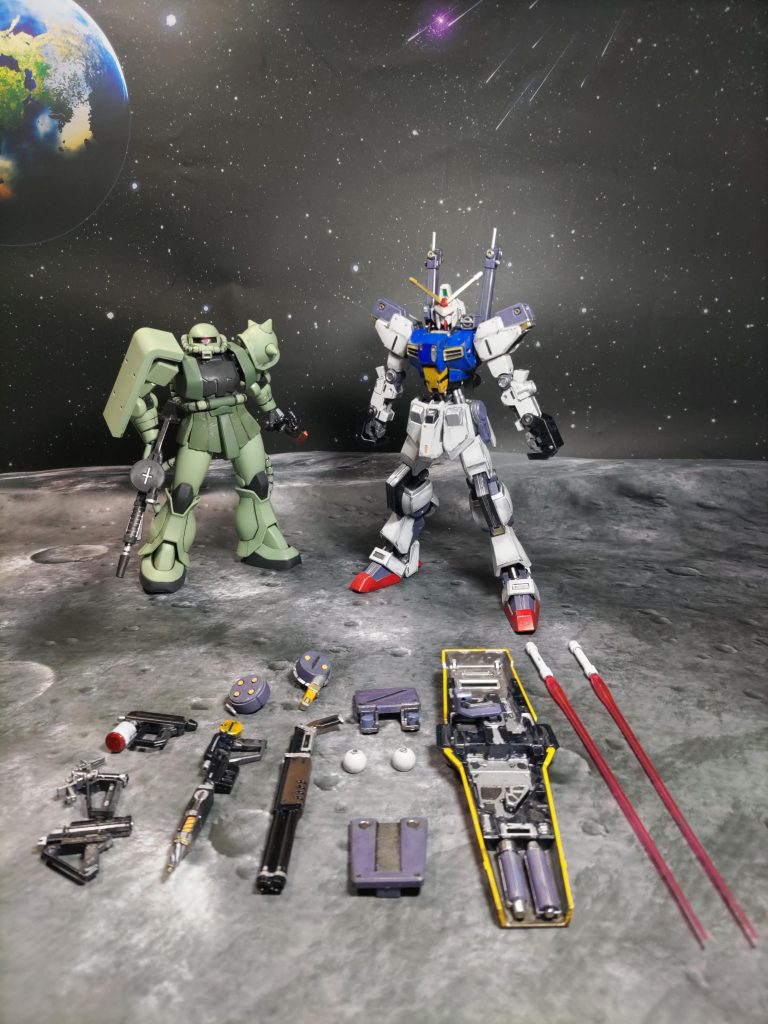 Dガンダムに付属していた武器(❓️)一覧意外と武装が多く、面白いキットでしたね