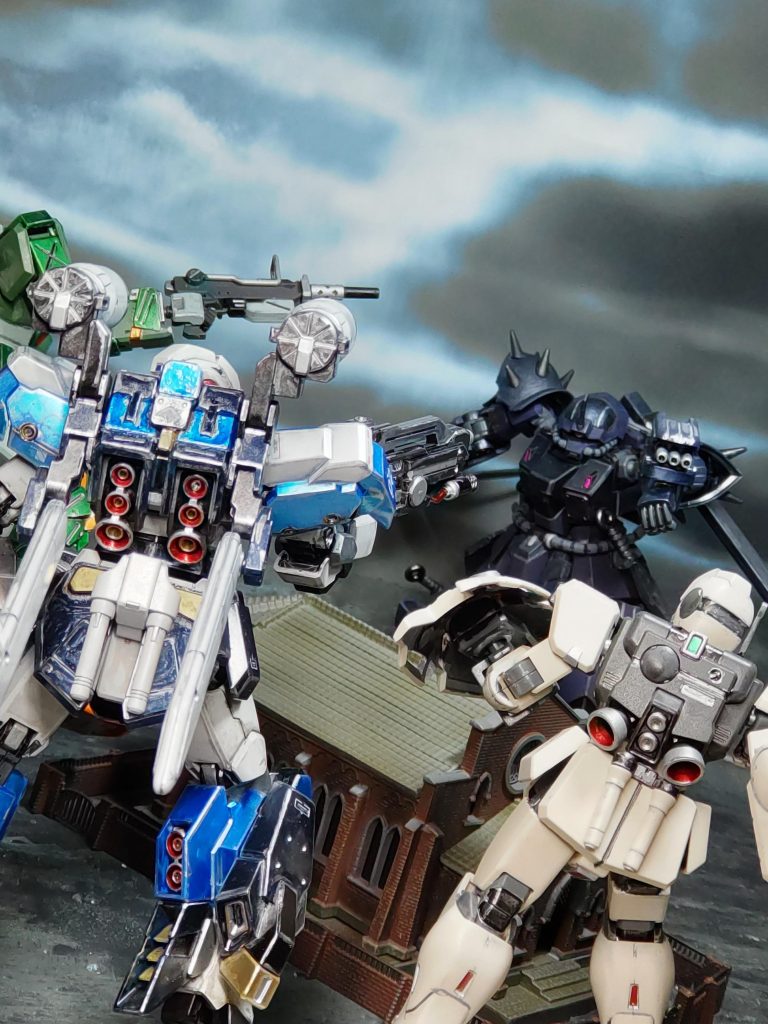 イフリート・ナハトからの強襲‼️各機、散開せよ❗️