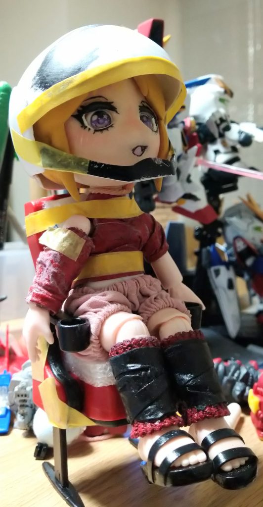 プル氏　 の　  毛量（ ランナーパテ）が  うちのヘルメットの規格に 