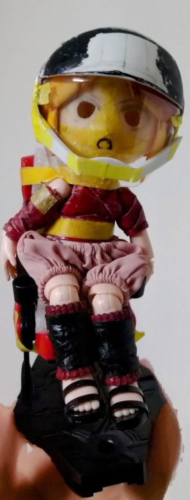 ヘルメット　とか　  蒸れるし  嫌だ！！