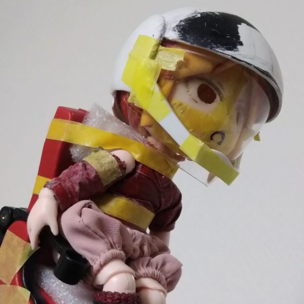 新しいスーツ　②　悲報　お顔　変わった