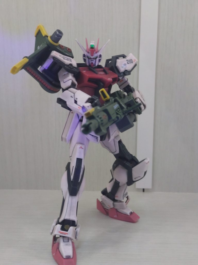 オプションパーツ02によるランチャーストライクガンダムへ換装