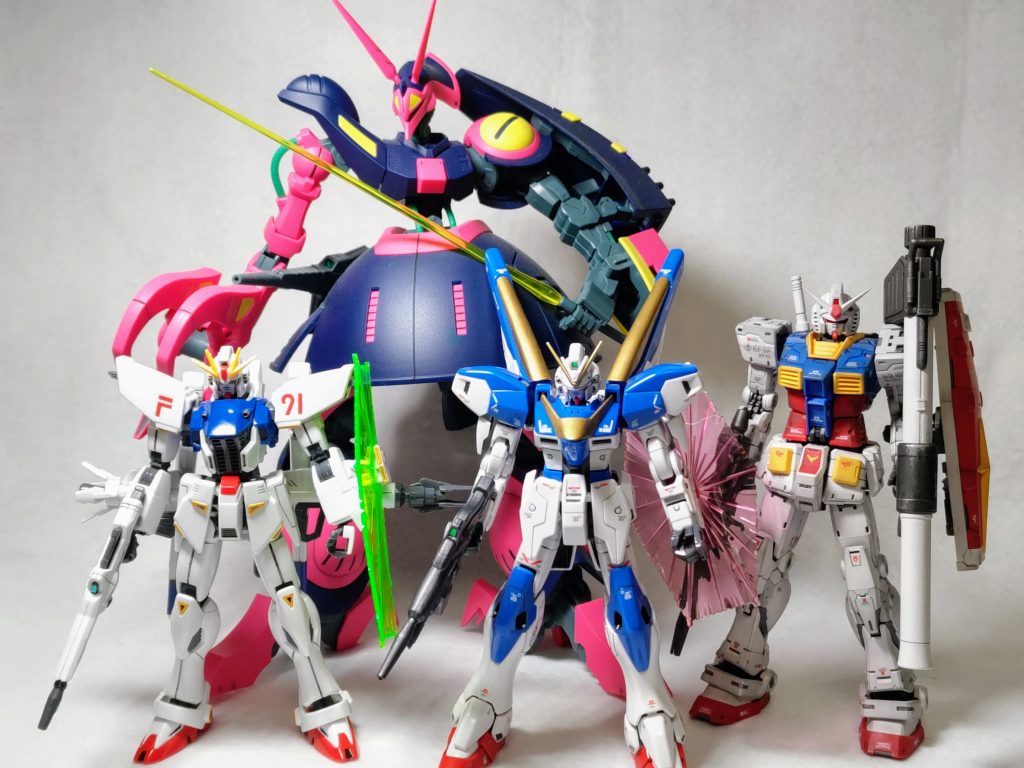 F91と同じぐらいの小ささですがMDユニットの分大きく見えます。しかしバウンドドックと同じスケールとは思えませんね。