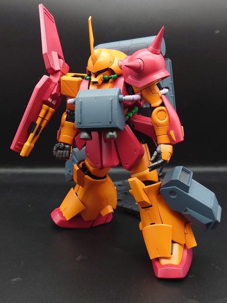 マラサイのオレンジと赤は、説明書よりも明るめのイメージで!