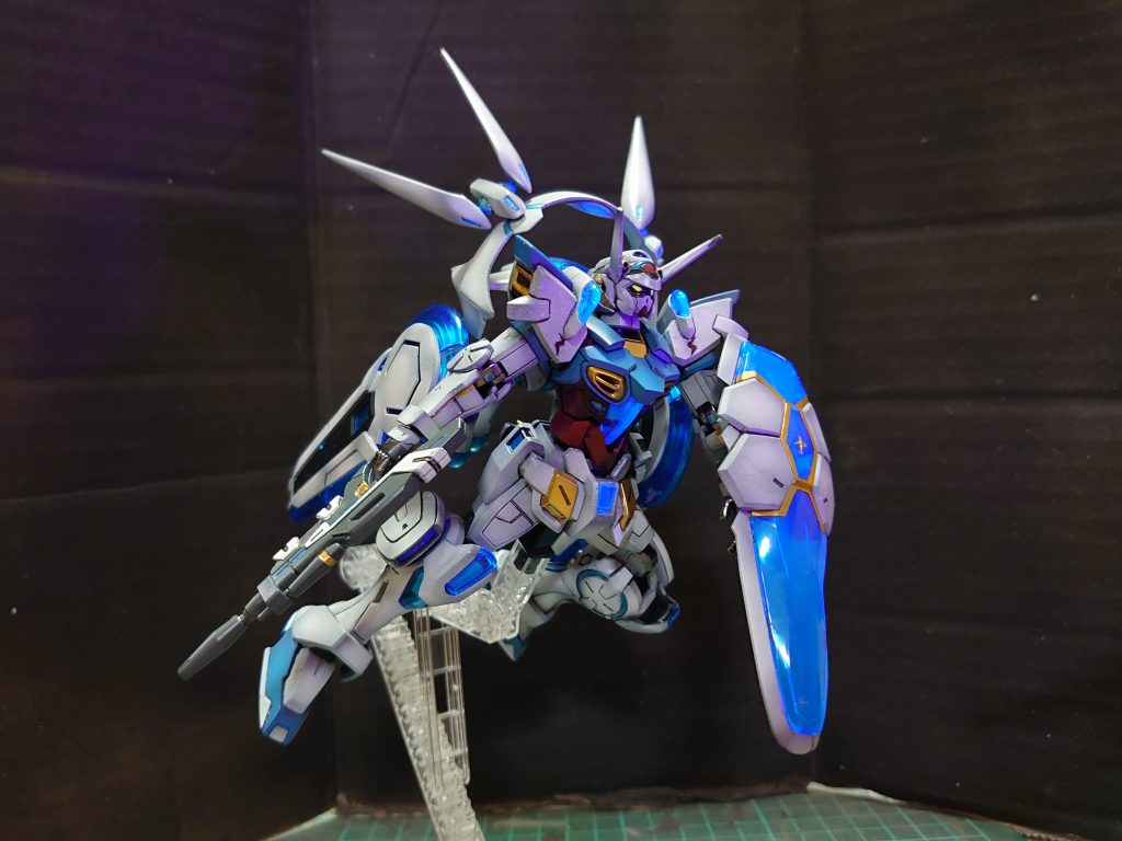 スタンドにディスプレイ。