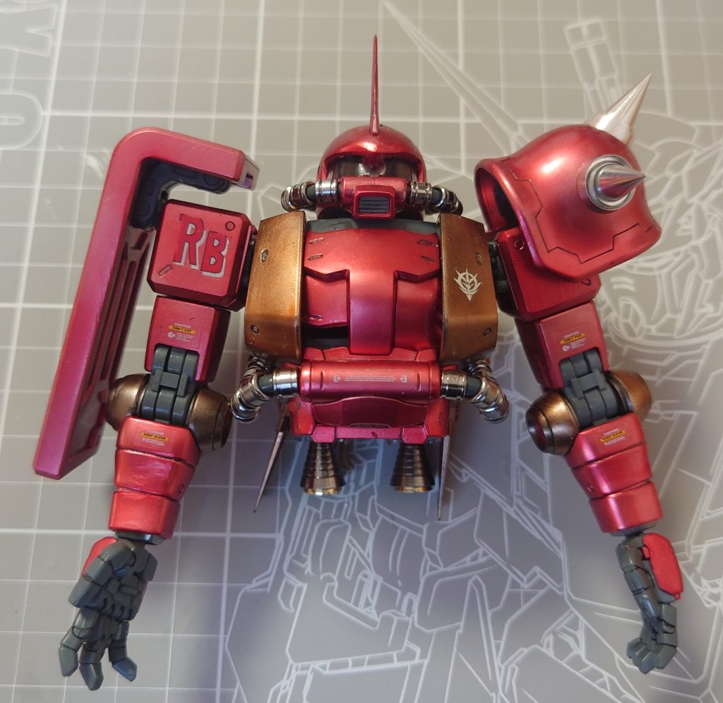 MG 1/100 MS-06R-2 ジョニー・ライデン専用ザク–2枚目/制作者:@AnavelGato0083