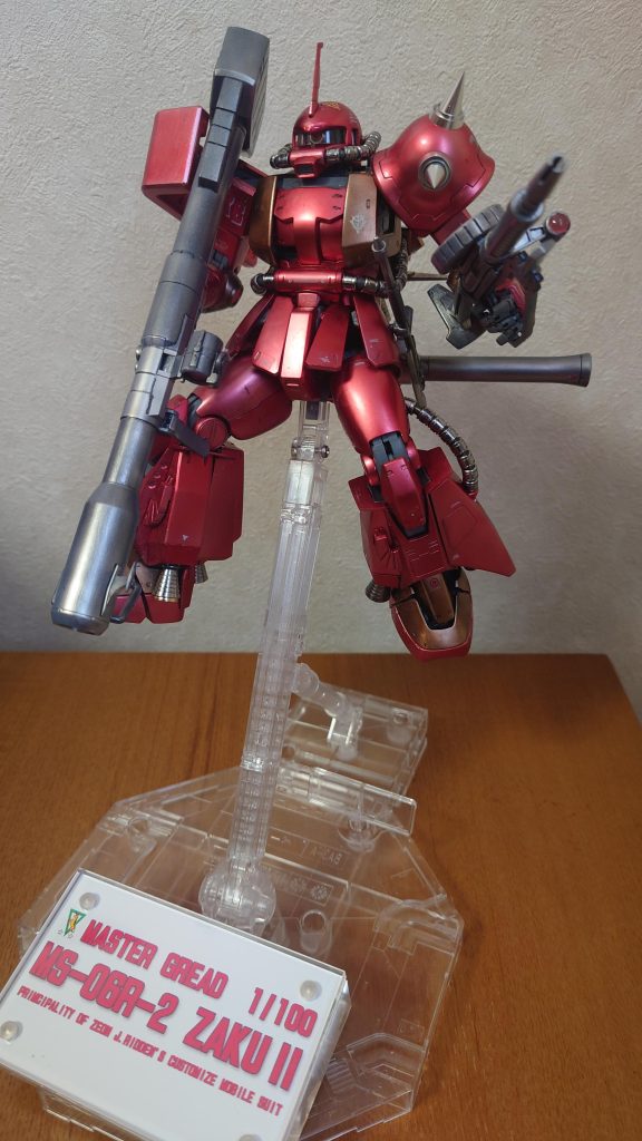 MG 1/100 MS-06R-2 ジョニー・ライデン専用ザク–4枚目/制作者:@AnavelGato0083