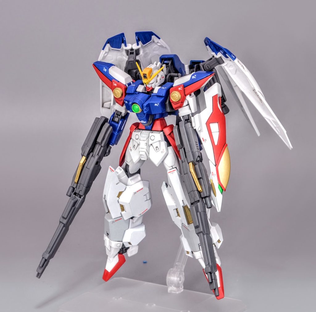 幼少期にリアルタイムで見て憧れていた見たウイングゼロを今回はフルアーマーアレンジで楽しく製作しました任務完了…! ご覧いただきありがとうございました!