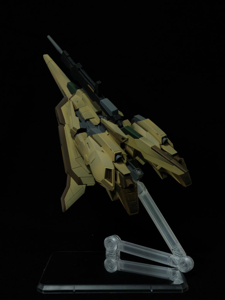 HGUCゼータガンダム(Z Gumdam)ウェーブライダー形態_砂漠カラー_カラーモジュレーション塗装–2枚目/制作者：NT.Narao