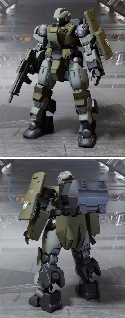 デスルター、B装備で前後ろ。