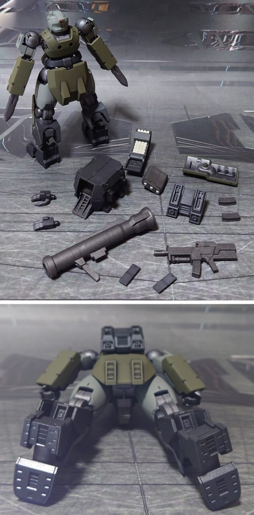 付属品一式と下からのアングル。