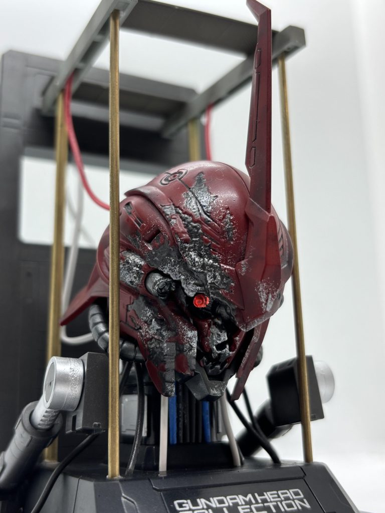 損壊部分がドクロみたいでかっこいい