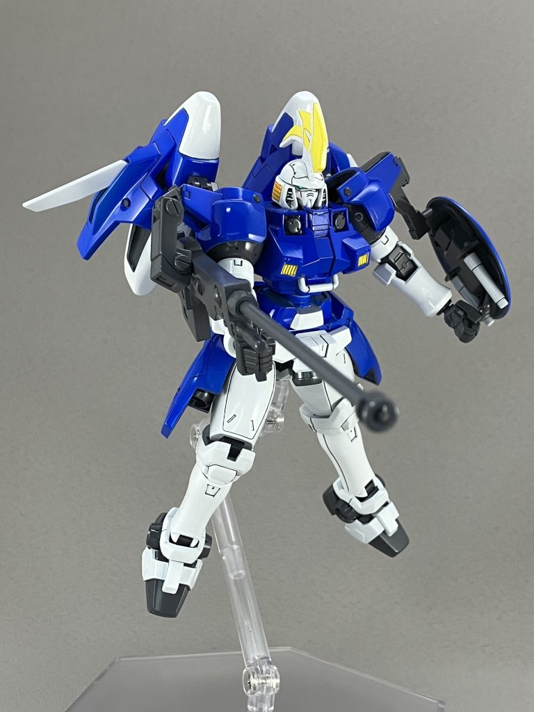 ドーバーガンのグリップは握りやすいようにクランクにしました。