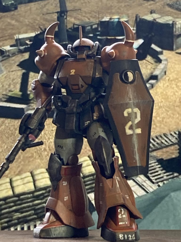 ラストはジオラマ風に。このシールドの『2』が好きです😊今回もご覧いただきありがとうございました。