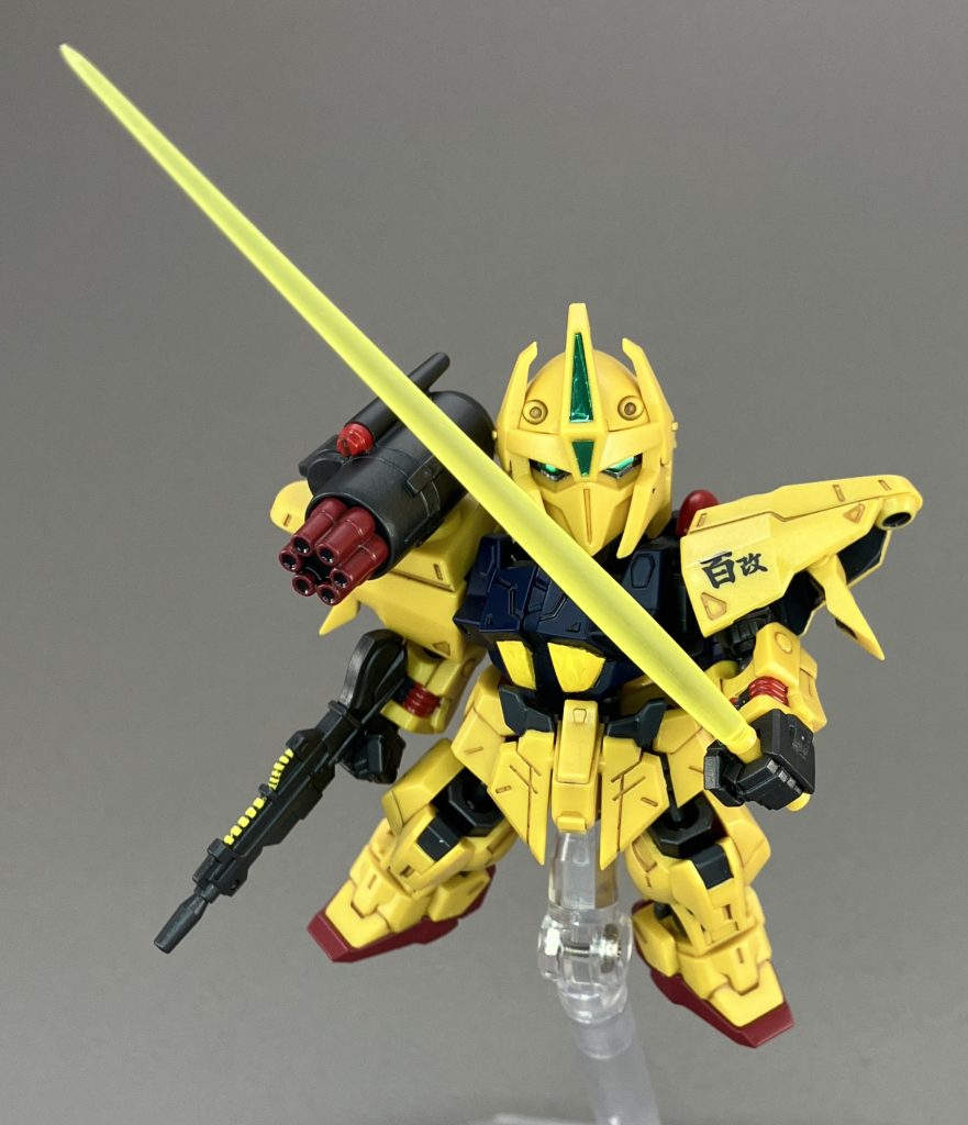 ・ビーム・サーベル持ち手はランナーとランナータグCから、サーベル本体は他HGキットから。