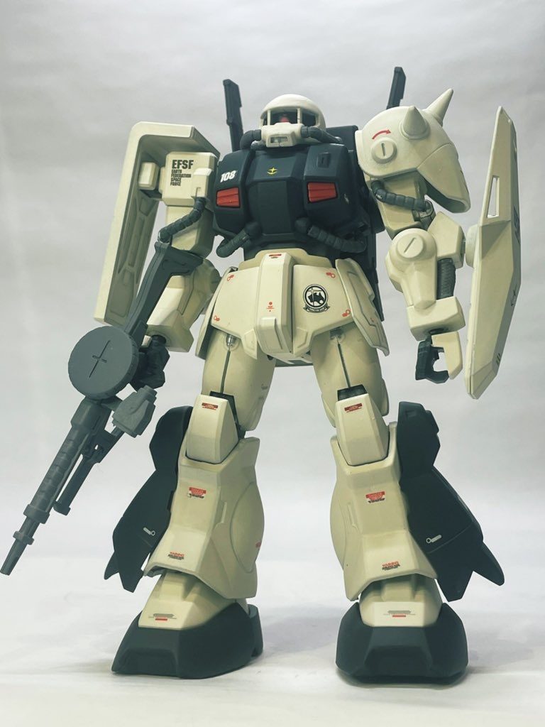 HG ハイザックを連邦カラーに全塗装。サイコガンダムMk-Ⅱ発売記念制作2週目。市販の連邦カラーとは別にザクⅡF2型カラーを参考に制作してみました。