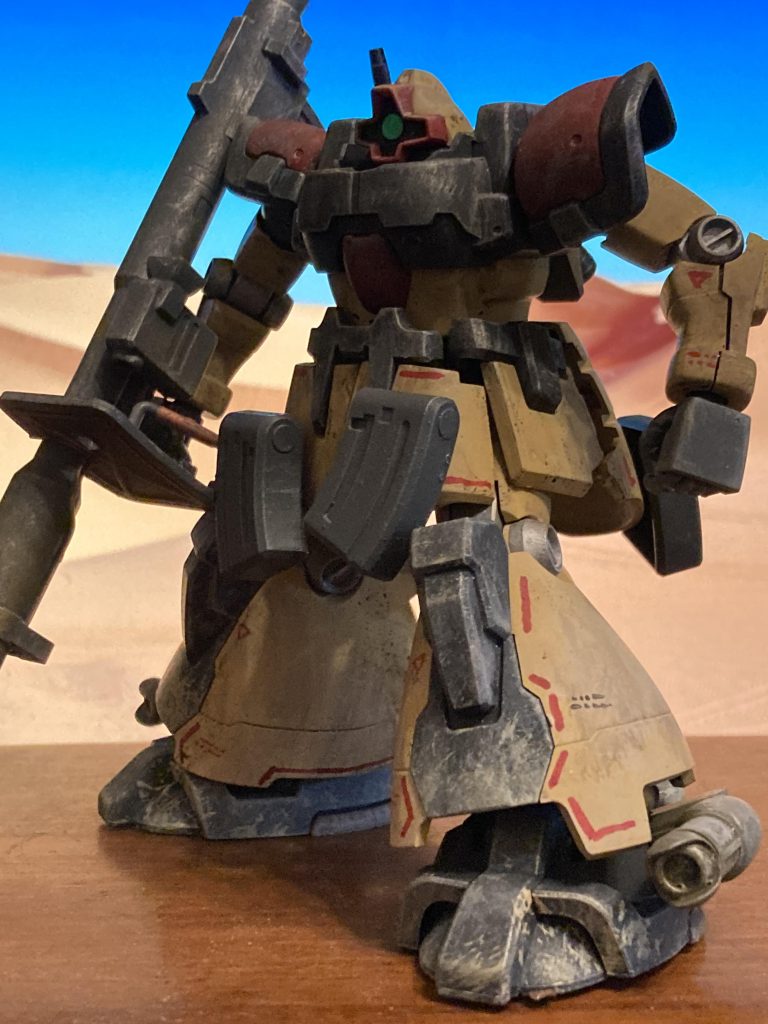 サクサク組めるのに、完成したら結構迫力がありますー!ただ、肩がスイングしないの残念‥😭