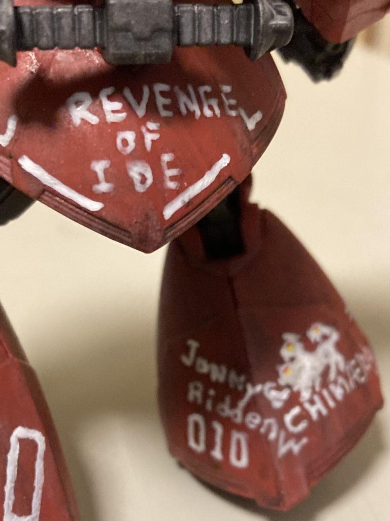 なんか、いろいろ描きまくりました‥ジョニーライデンってジオンには珍しくイギリス系アメリカ人⁉️でしたかねー。だったら、こういうド派手なのも好きだったかもー？と。