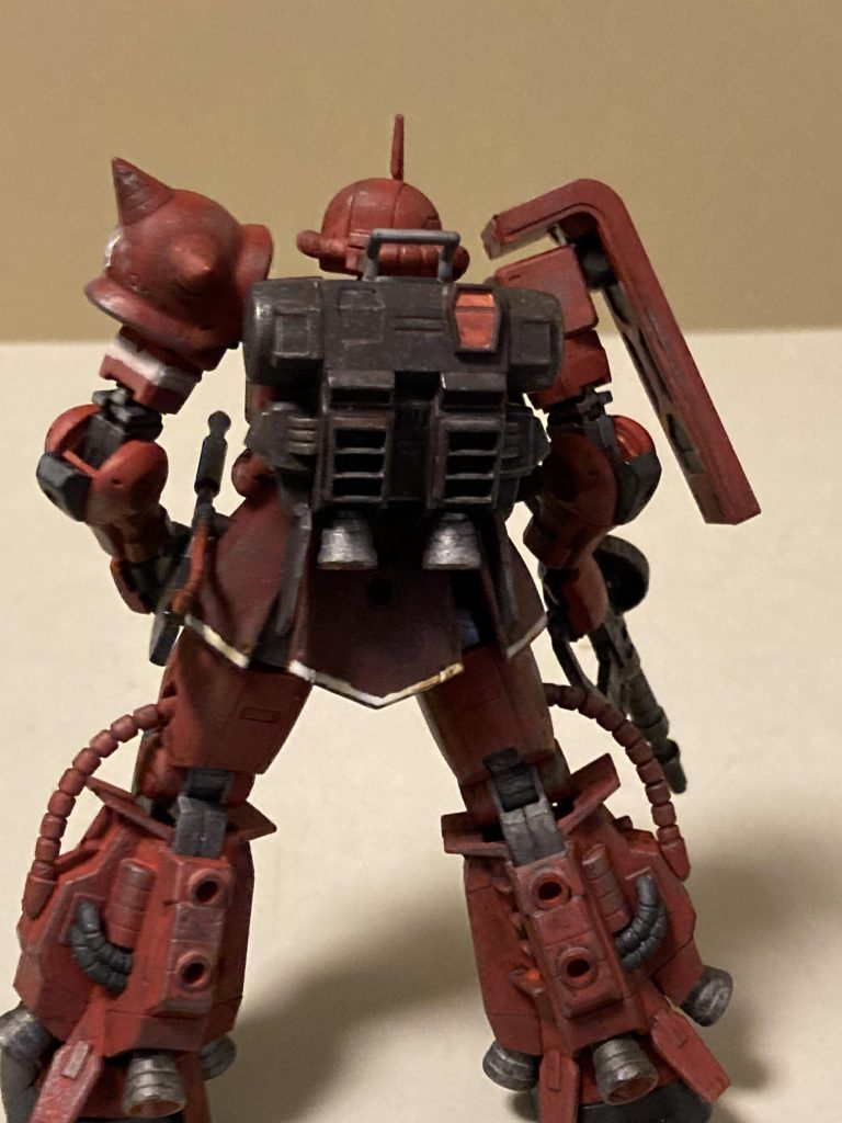 脚部の推進部の後ろ‥。穴が開いてます😢なんかパーツ作れば良いのだけど‥