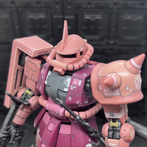 MS-06S ZAKUⅡ CHAR AZNABLE’S CUSTOM MOBILE SUIT