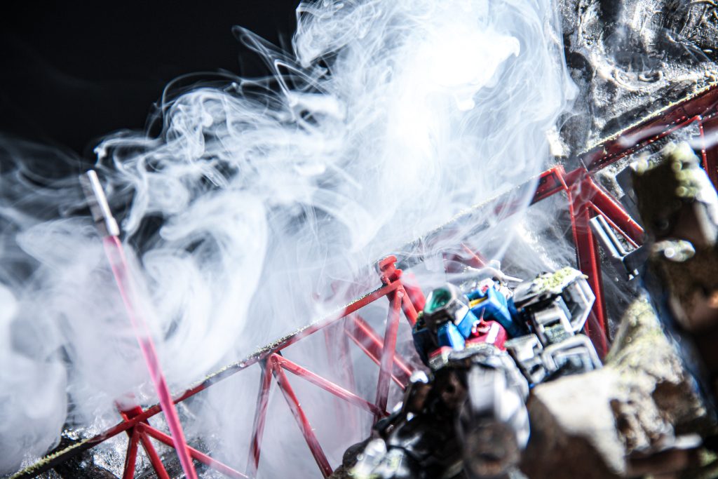 AGEシステムにはレジンコートをして、撃墜時のこのデータを残せるようにしてみました。