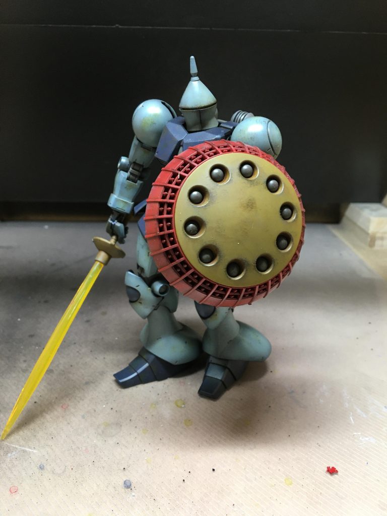 ＨG ギャン　汚し塗装–3枚目/制作者：ノシ