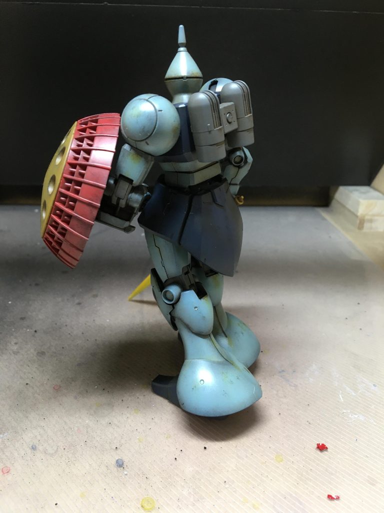 ＨG ギャン　汚し塗装–5枚目/制作者：ノシ