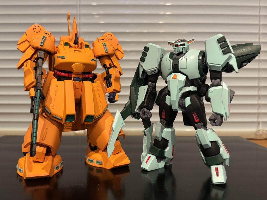 以前作ったジオと。あとはパラスアテネの再販をなんとかゲットできれば良いんですが。