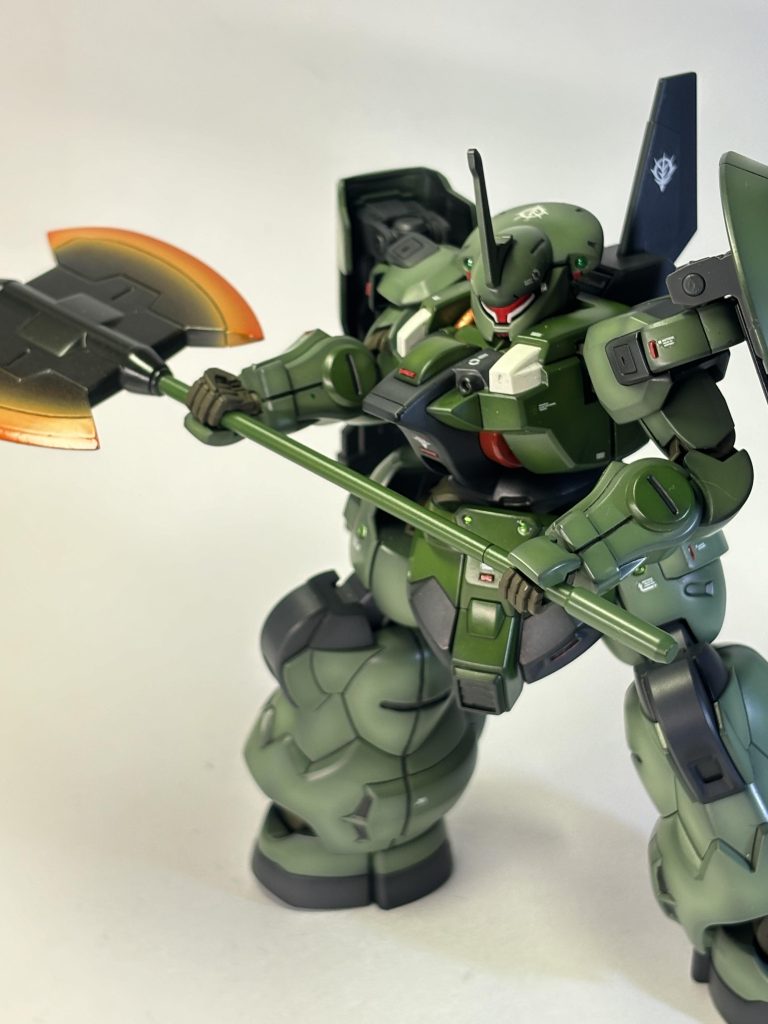 でっかい斧は熱々なってるように塗装してます。