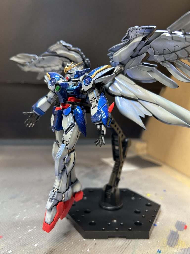 RG ウイングガンダムゼロ EW パール塗装–4枚目/制作者：ノシ