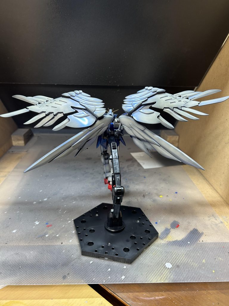 RG ウイングガンダムゼロ EW パール塗装–3枚目/制作者：ノシ