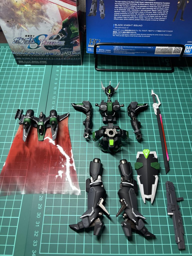 最終組み立て前です。