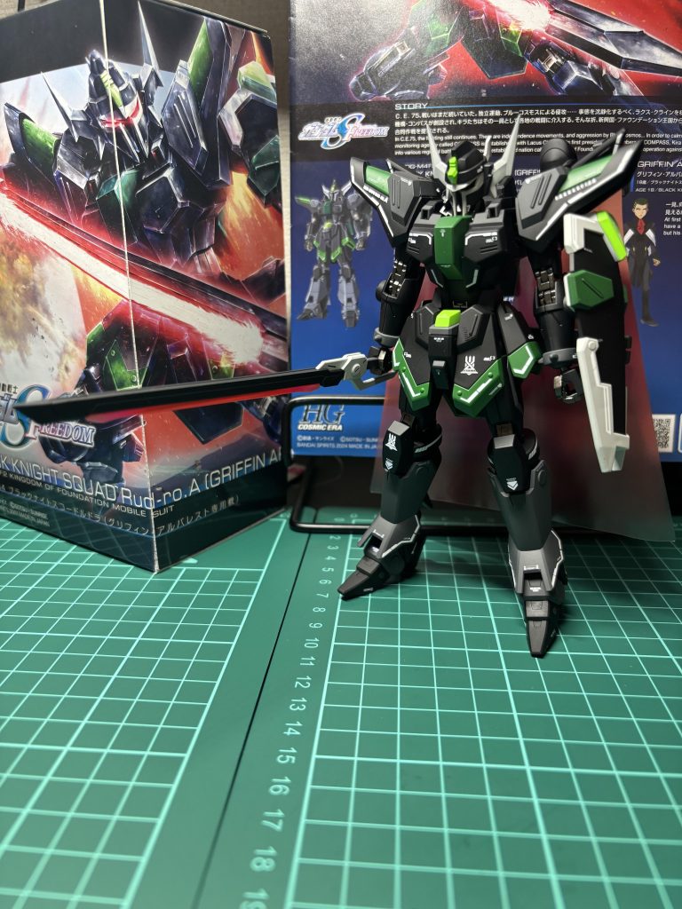 完成直後です。今回仮組写真撮り忘れましたw