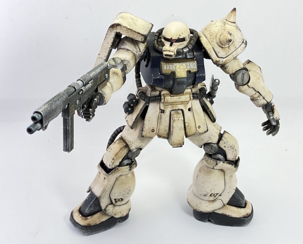 HGUC 1/144 MS-06F-2 ザクII(連邦軍仕様)–2枚目/制作者：かるすも