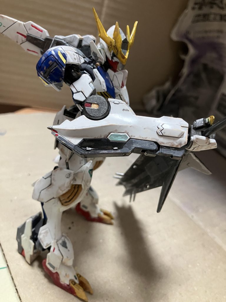 最後に重機っぽく汚してます