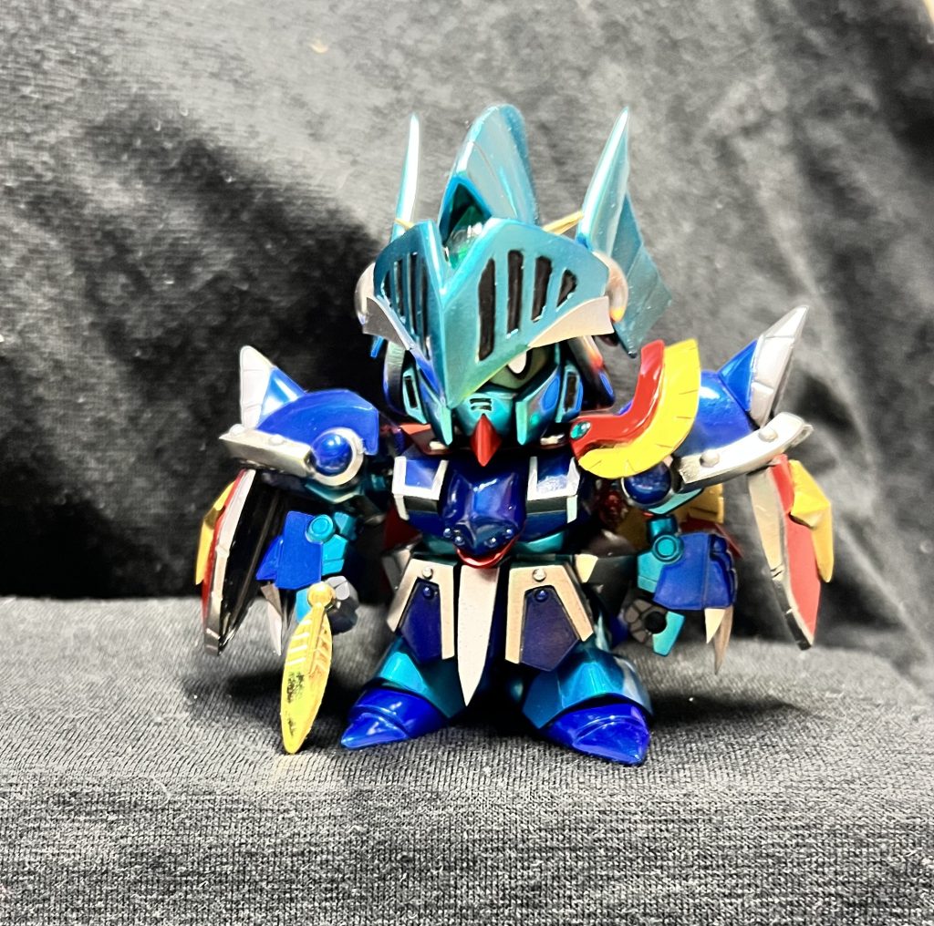 アルガスナイトZ（剣士Z）の羽根を装備ほしの先生の漫画の一コマです。この後トラウマ展開になったはず。ボンボン版はヤクザ映画みたいに次々と仲間がやられていきますね。ご覧頂きありがとうございました😊