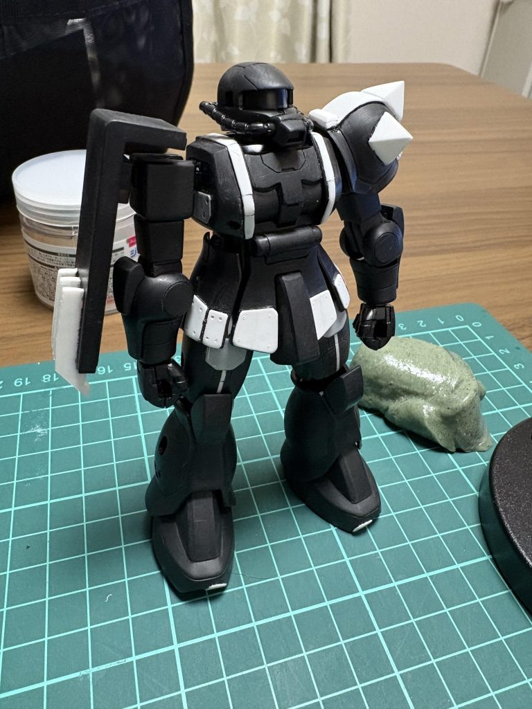 制作過程序盤。この頃は本当にマシマシにできるのかちょっと自信がなかった。