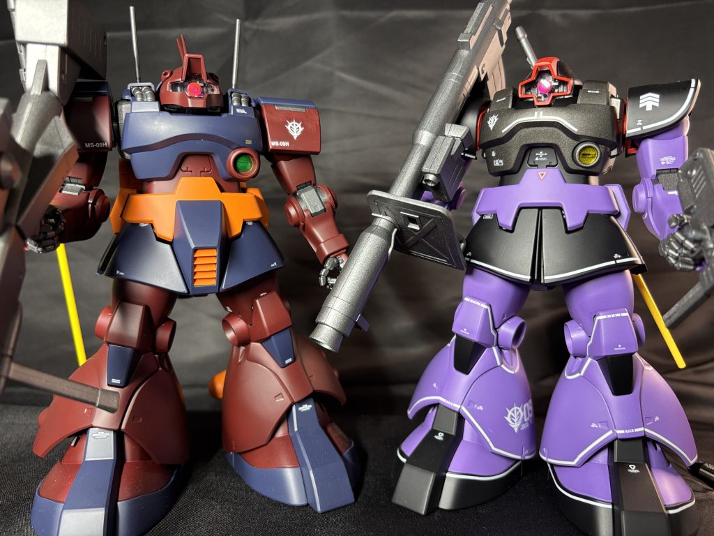 ドムと比較。ノーマルドワッジも再販して欲しいですね