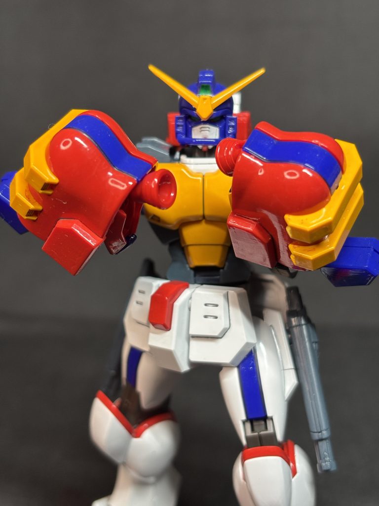 （筆塗りアクリジョン）ＨＧ 1/144 ガンダムマックスター–5枚目/制作者：demitasse