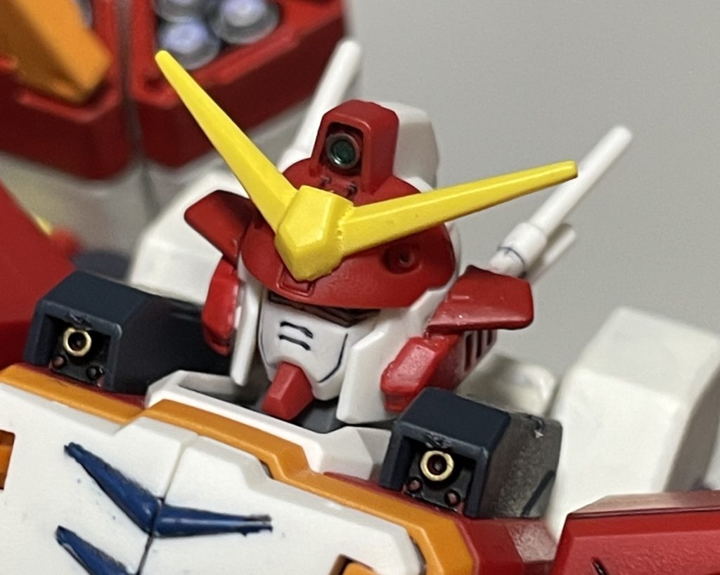 フェイスアップ。 色を変えて吹き返しを追加して軽くイメージチェンジ。