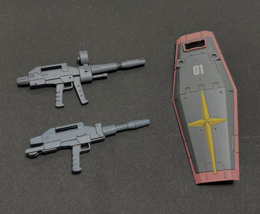 ライフルが1番大変でした 上はビフォーです