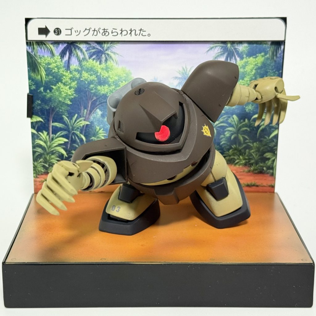 ディスプレイでアクションポーズ