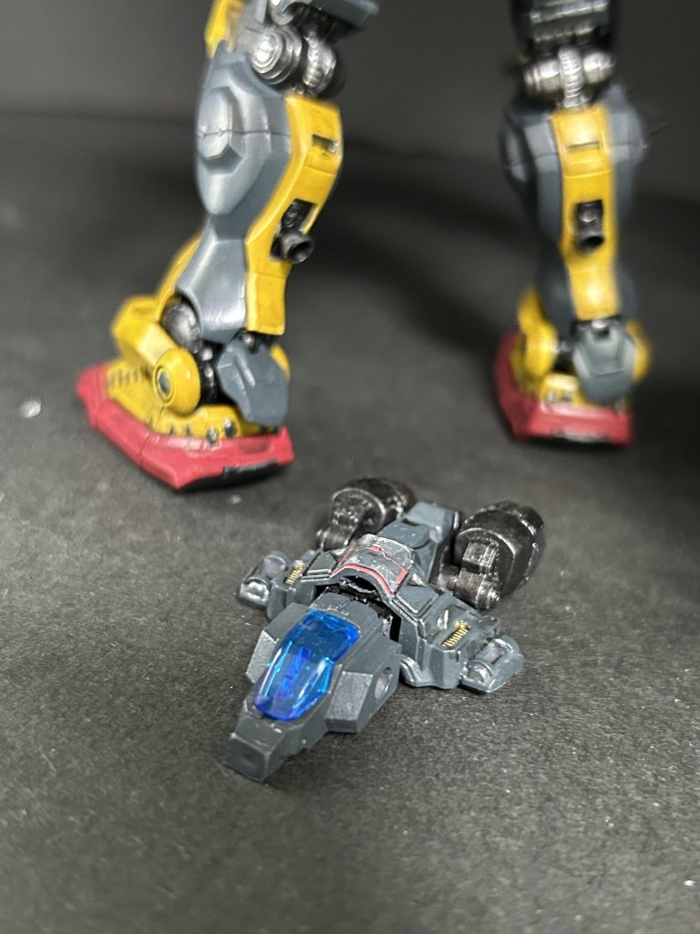 コアファイターは脱出機能のみで武装はない。