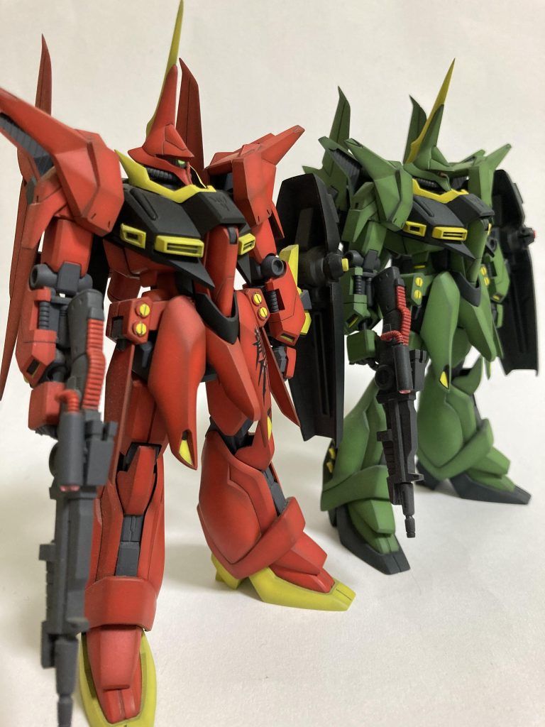 キット自体は比較的スマートなのですが、画像だと少しマッシブに見えますね