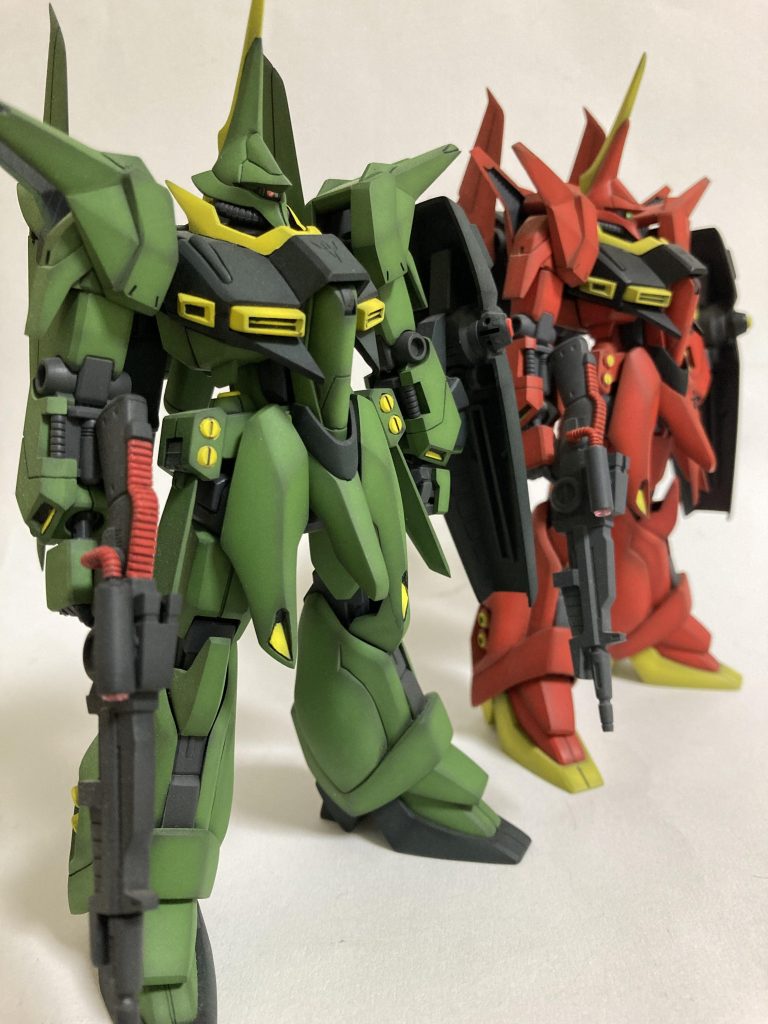 細かい黄色指定箇所の塗分けが非常に面倒です